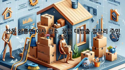 안동 와룡면 이사 청소 ✨ 꿀팁 대방출! 절강리 주민 주목! 🏡